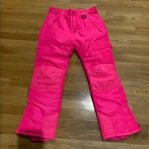AQ hot pink ski pants